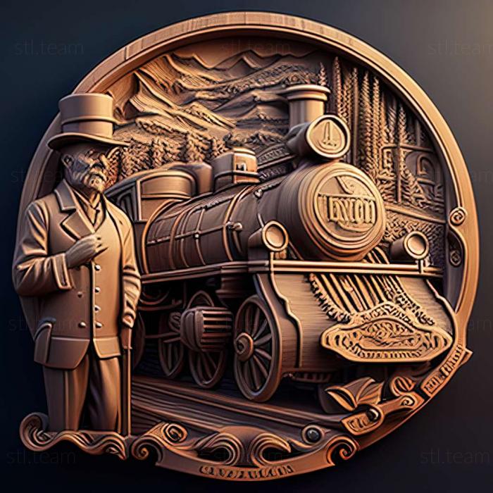 3D model Railroad Tycoon 2 game (STL)